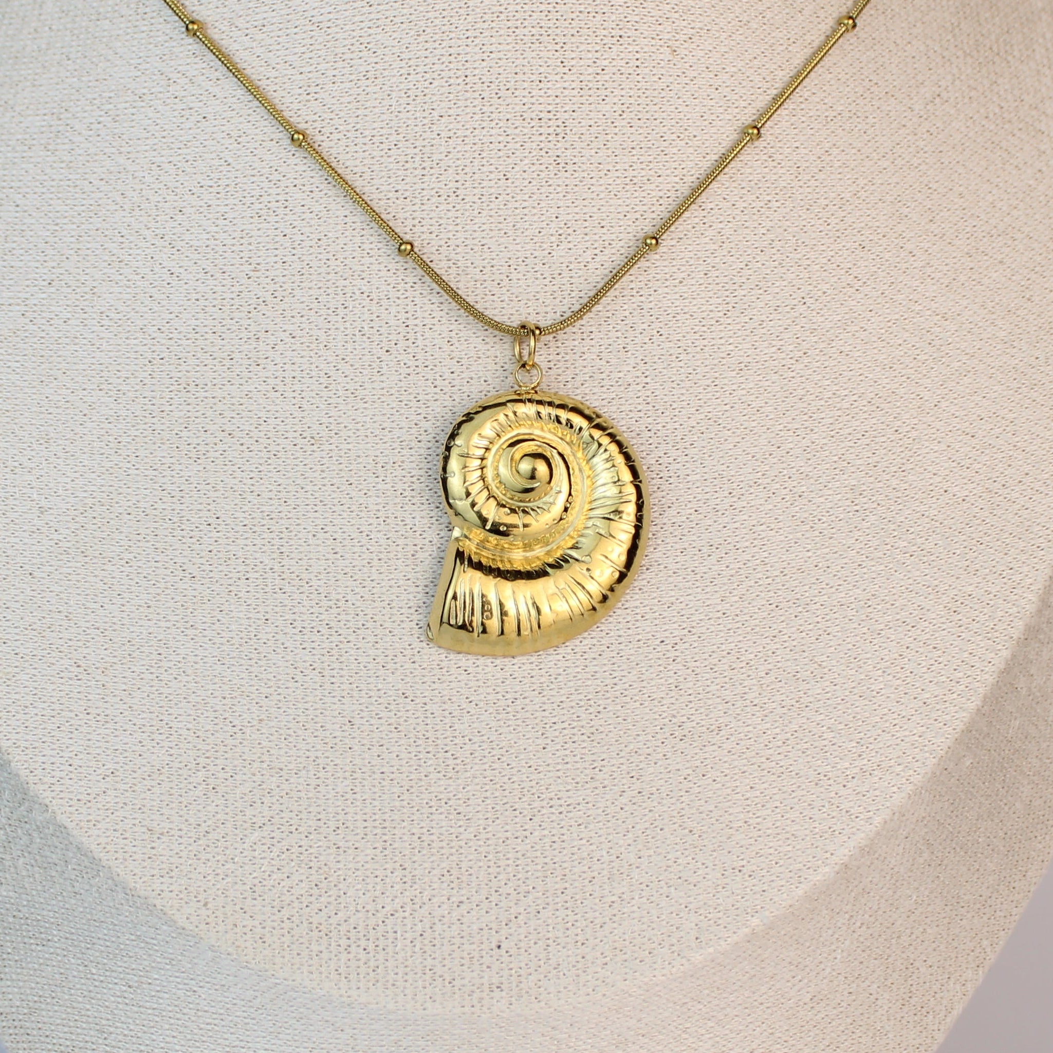 Spiral Shell Necklace