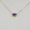 Amethyst Glow Pendant Necklace