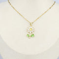 Golden Sunflower Necklace