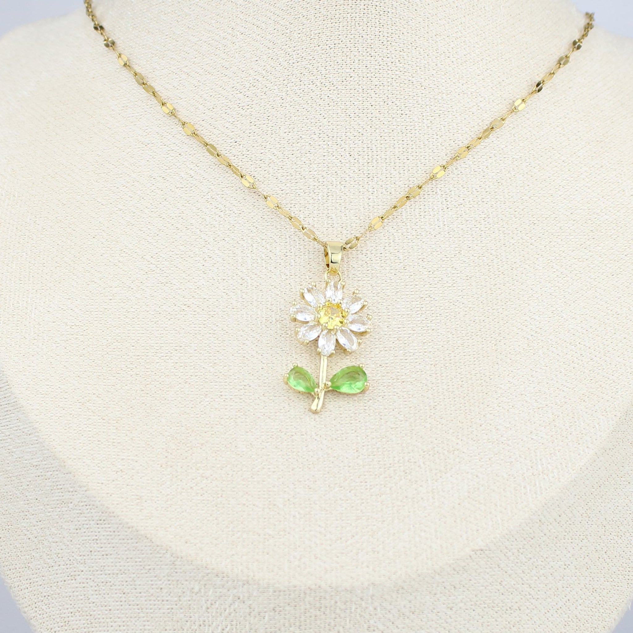 Golden Sunflower Necklace