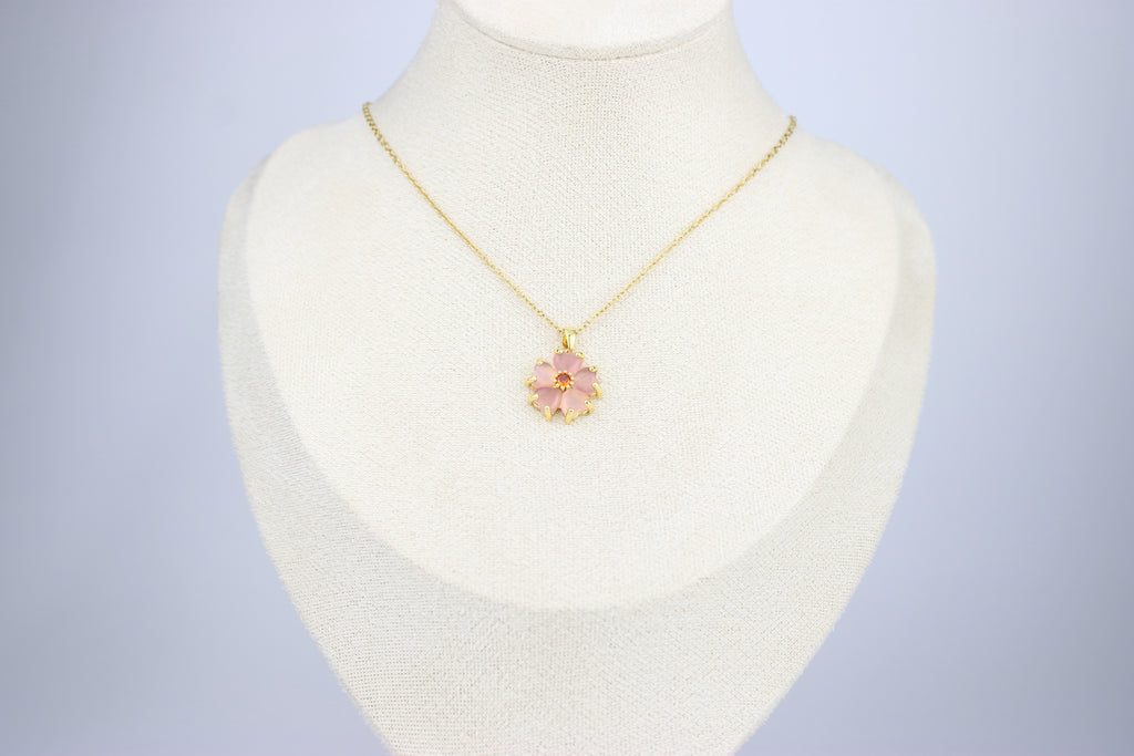 Pink Blossom Necklace