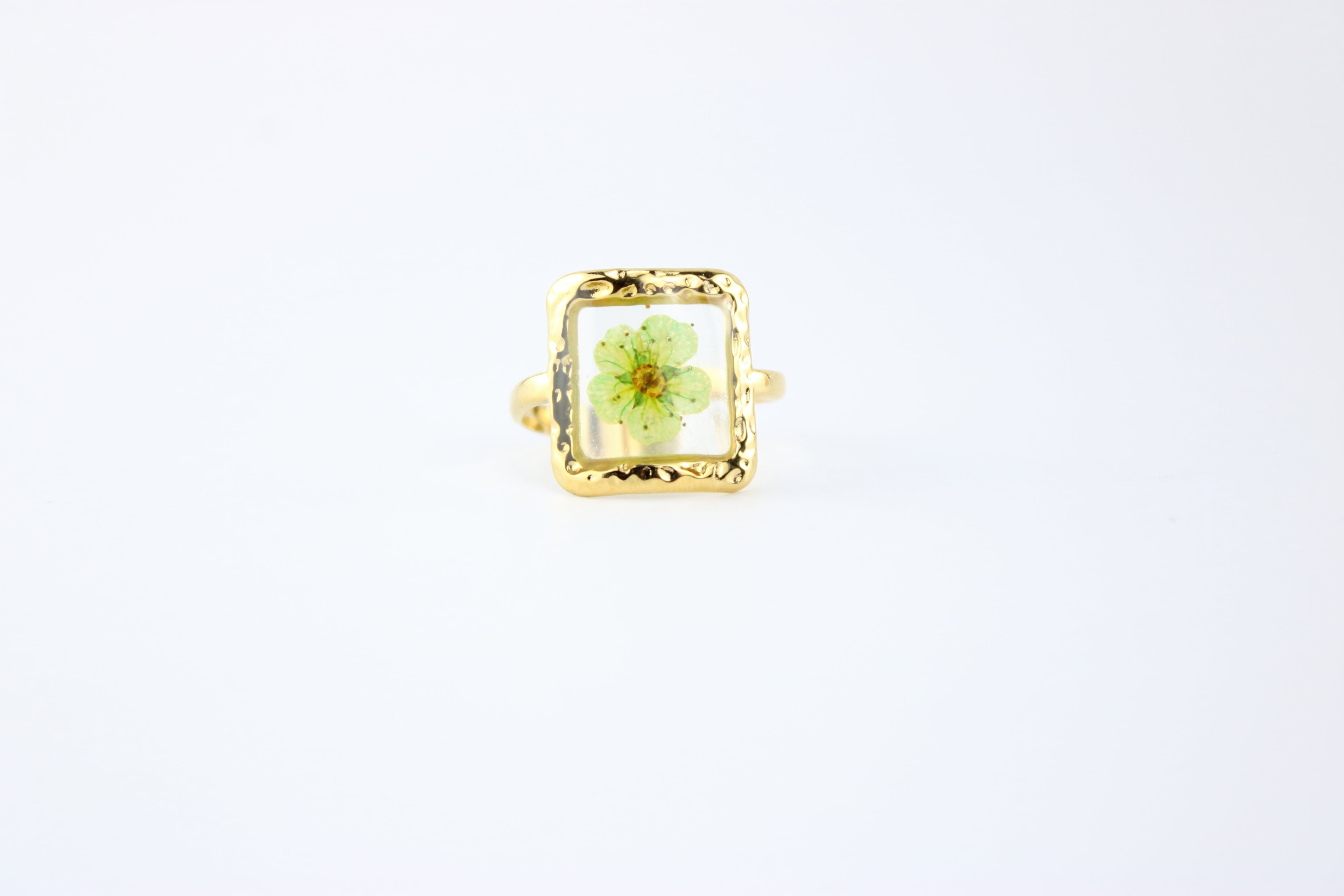 Verdant Bloom Frame Ring