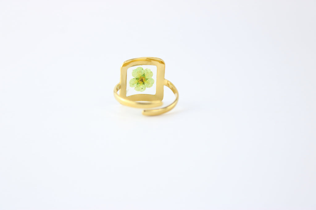 Verdant Bloom Frame Ring