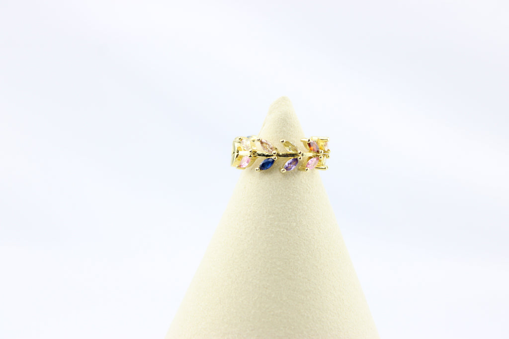 Rainbow Laurel Ring