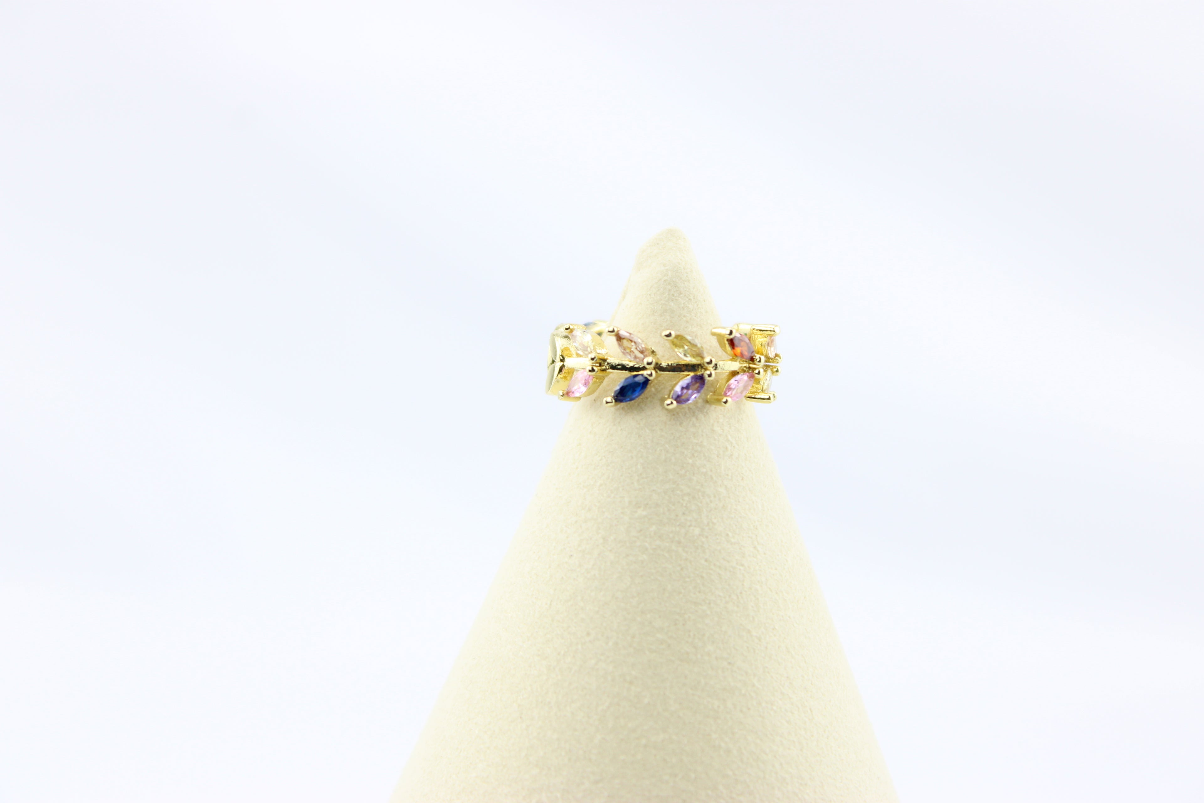 Rainbow Laurel Ring