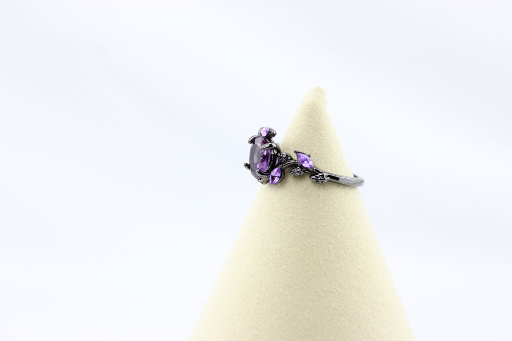 Royal Amethyst Bloom Ring