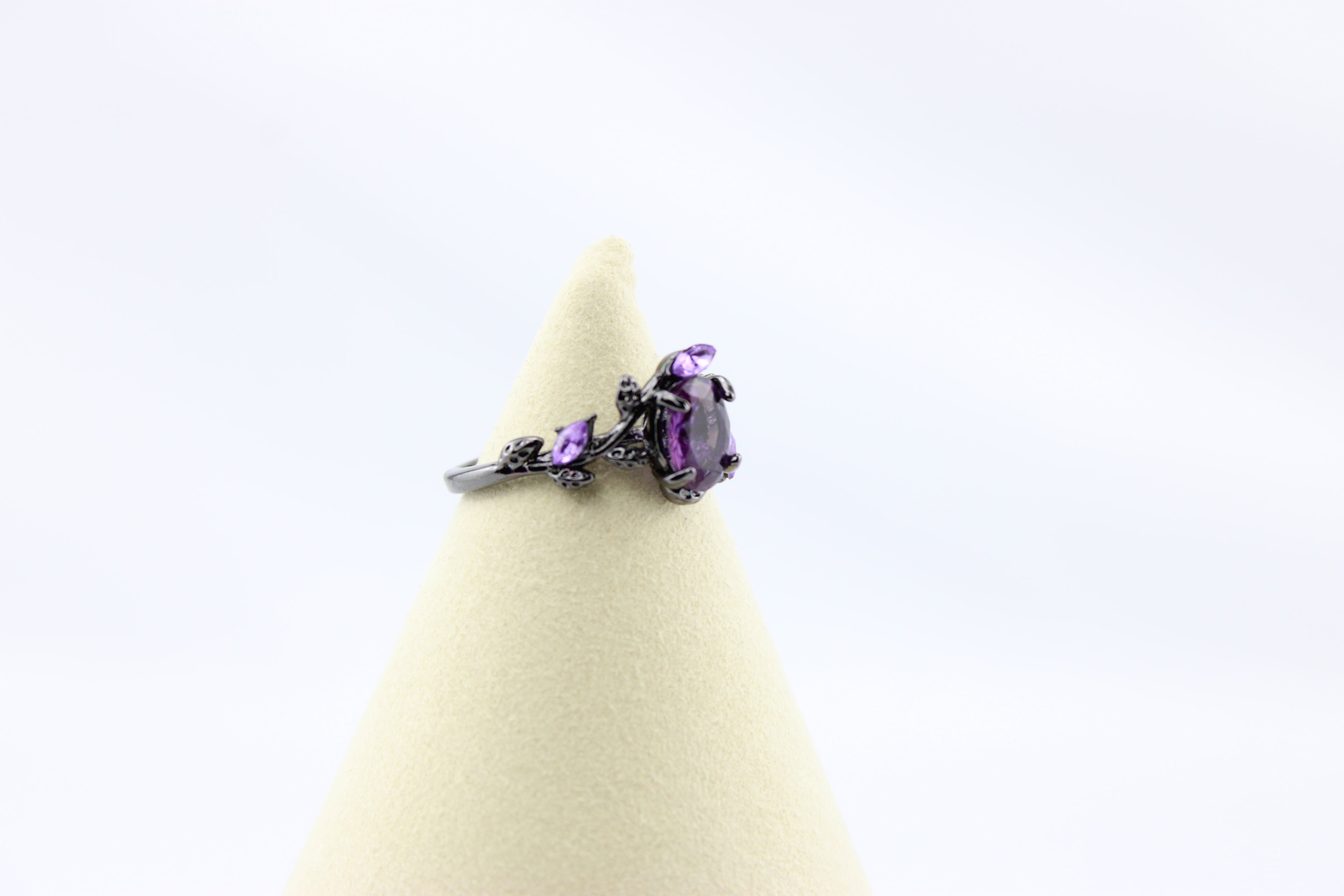 Royal Amethyst Bloom Ring