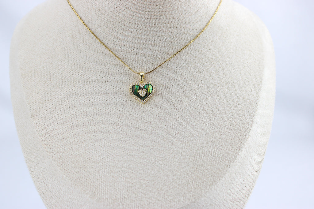 Ocean Heart Glow Necklace