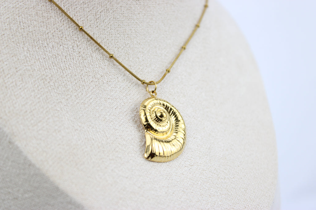 Spiral Shell Necklace
