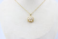 Golden Snowflake Bloom Necklace – 18K Real Gold Plated