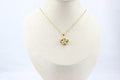 Golden Camellia Spark Necklace