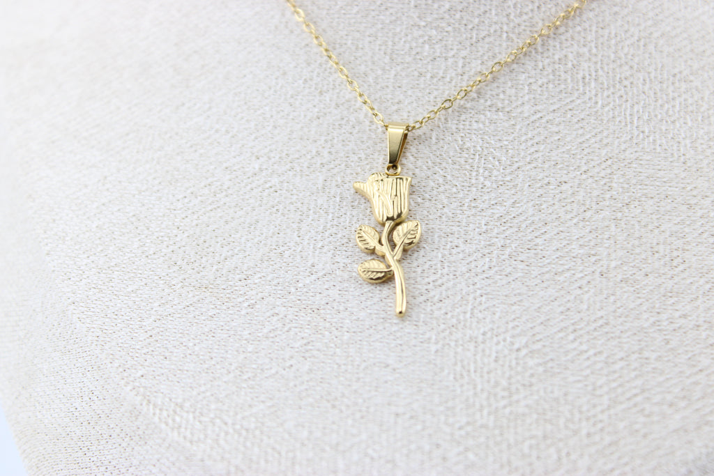 Golden Tulip Grace Necklace