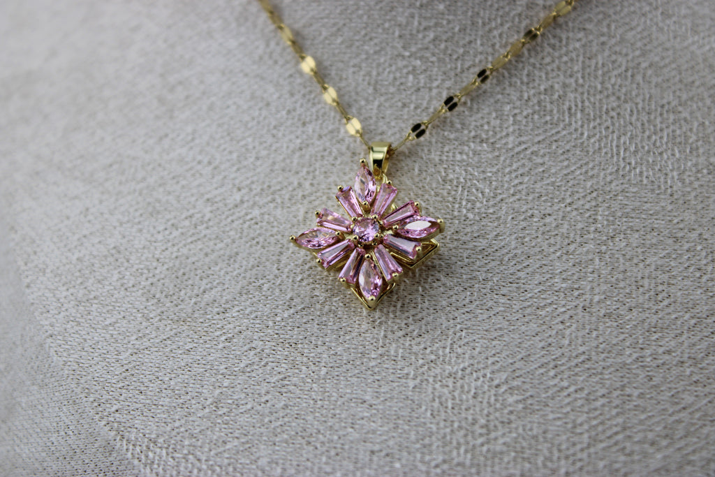 Blush Radiance Bloom Necklace