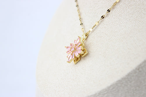 Blush Radiance Bloom Necklace