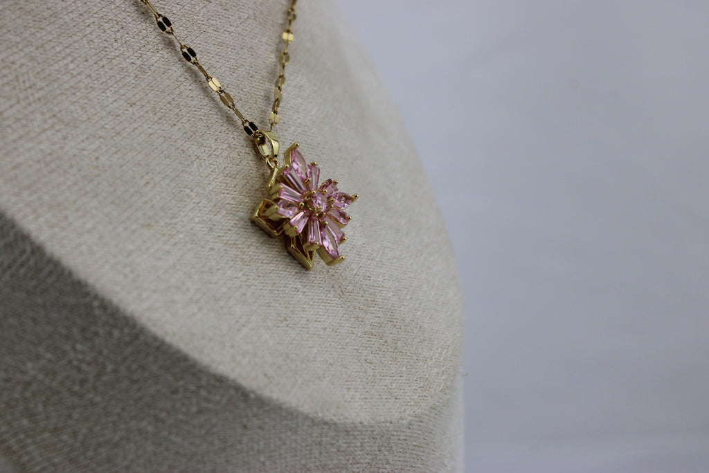 Blush Radiance Bloom Necklace