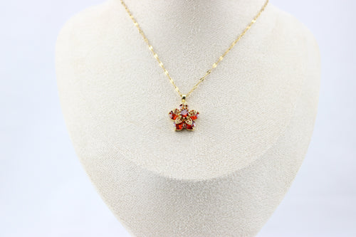 Crimson Blossom Necklace