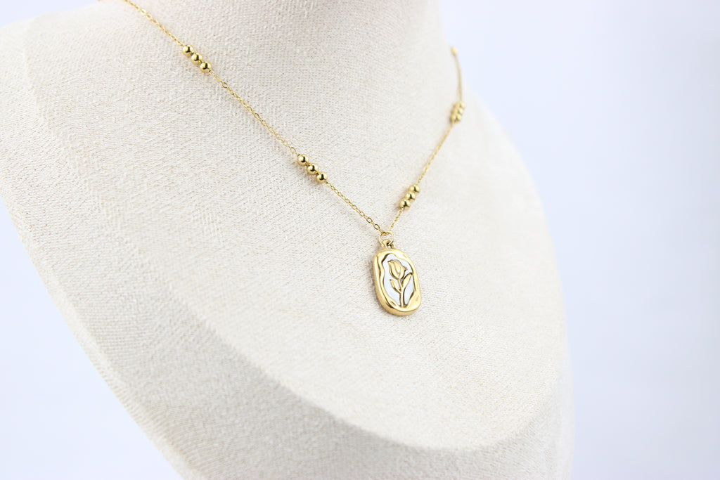Golden Petal Charm