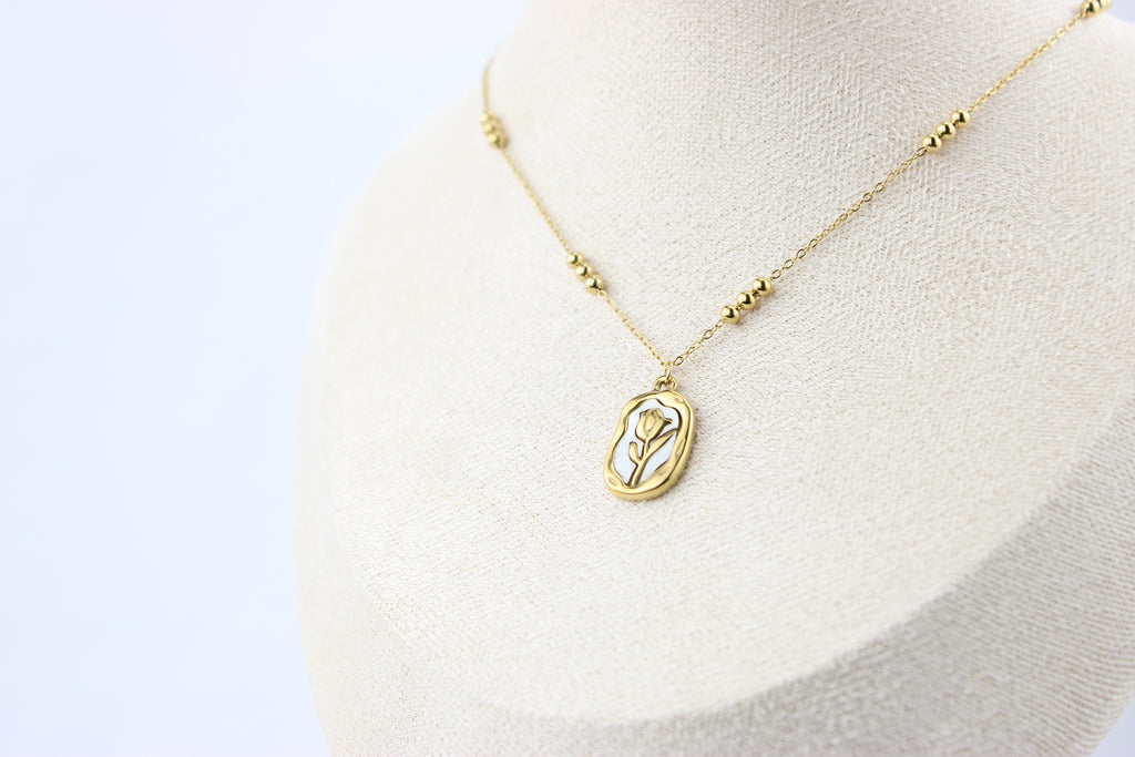 Golden Petal Charm