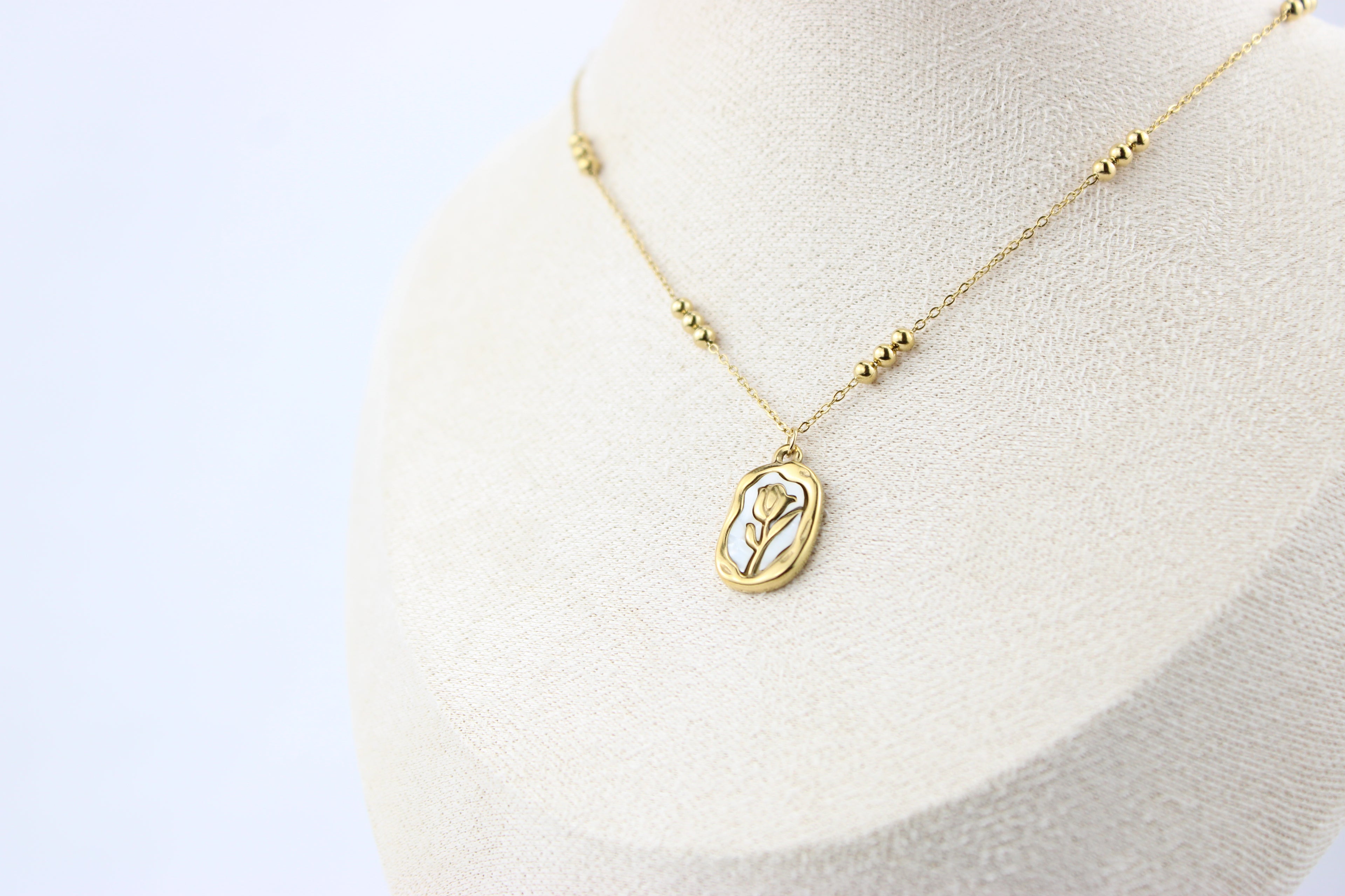 Golden Petal Charm