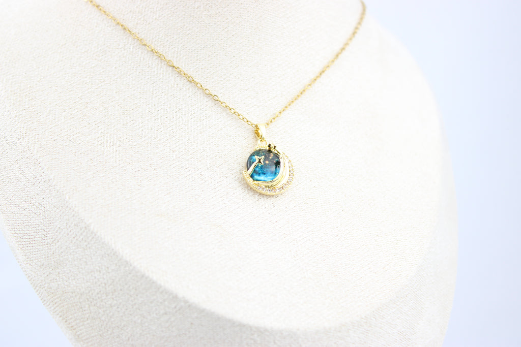 Blue Planet Glow Necklace