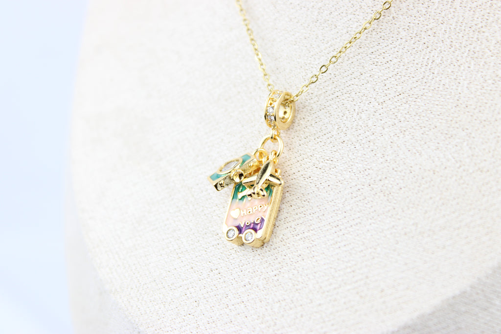 Happy Voyage Charm Necklace