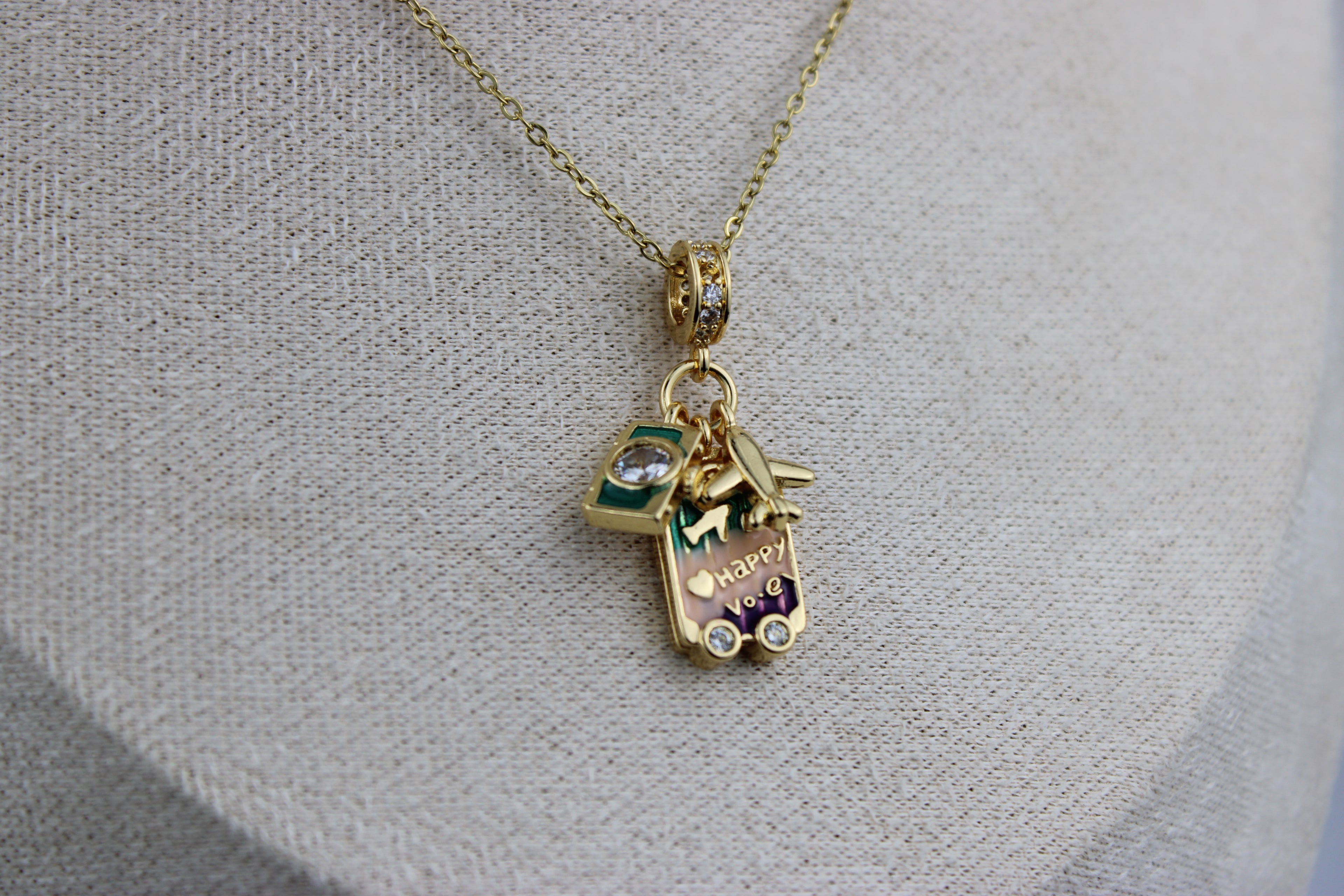 Happy Voyage Charm Necklace