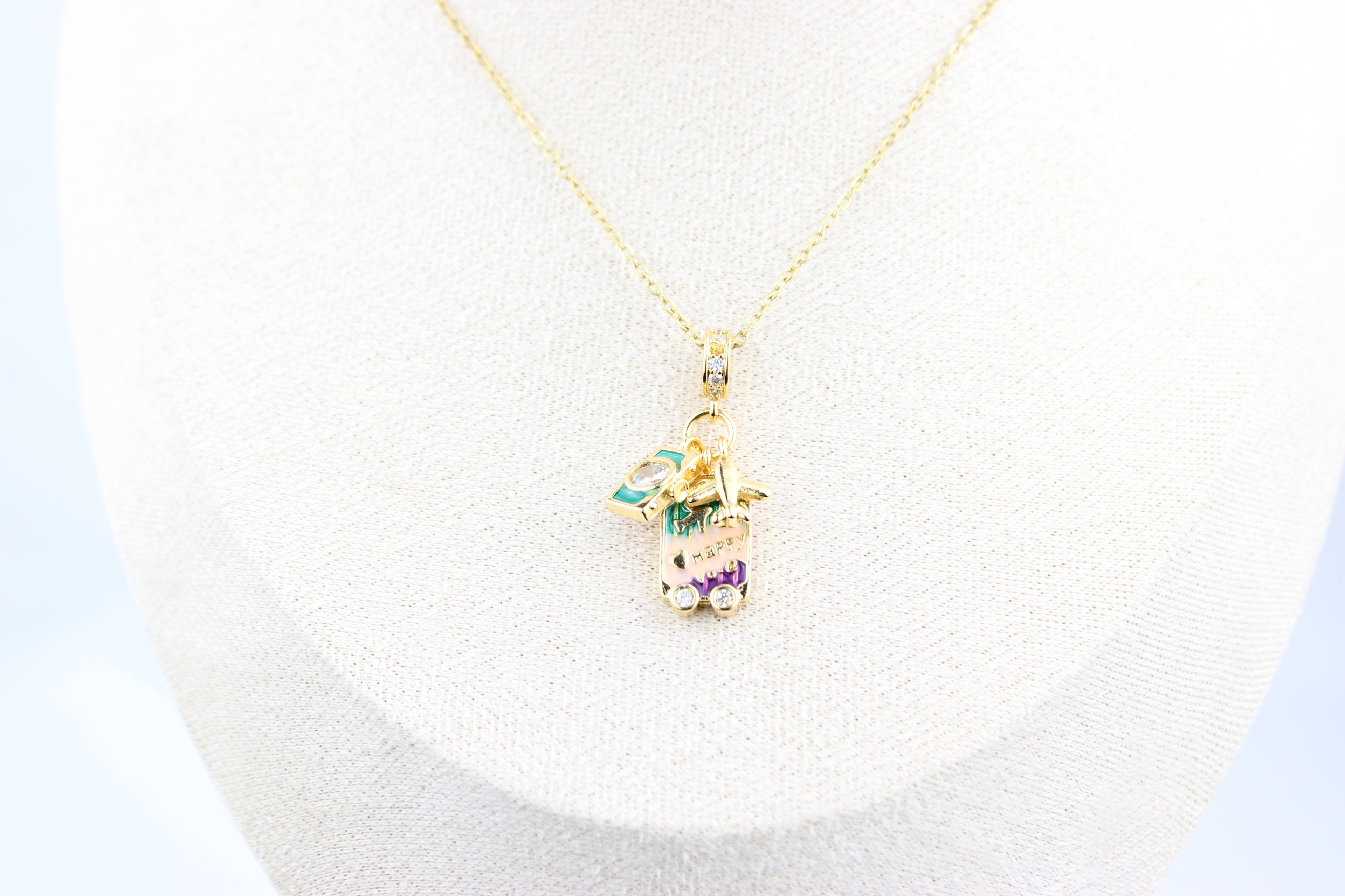 Happy Voyage Charm Necklace