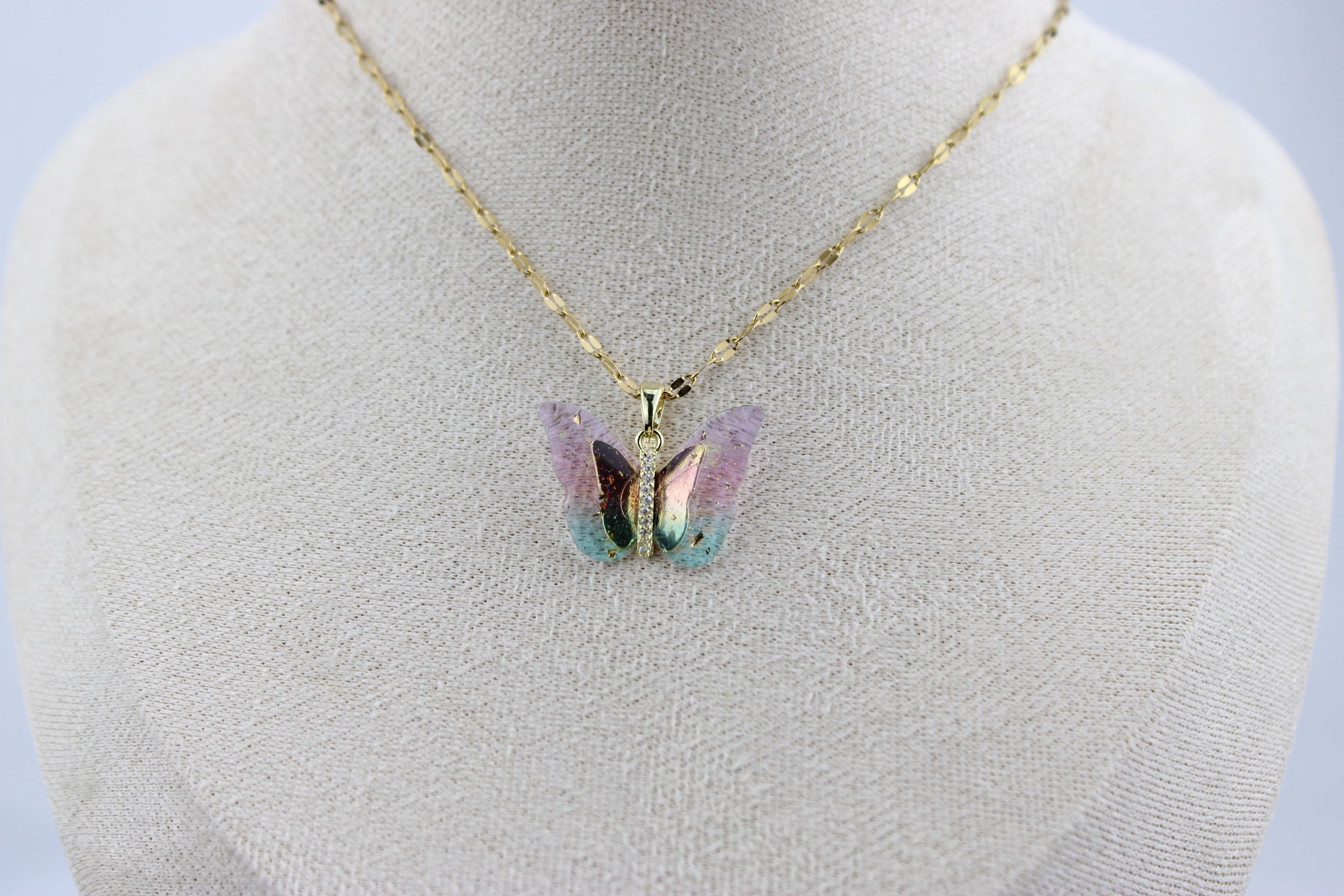 Aurora Butterfly Necklace