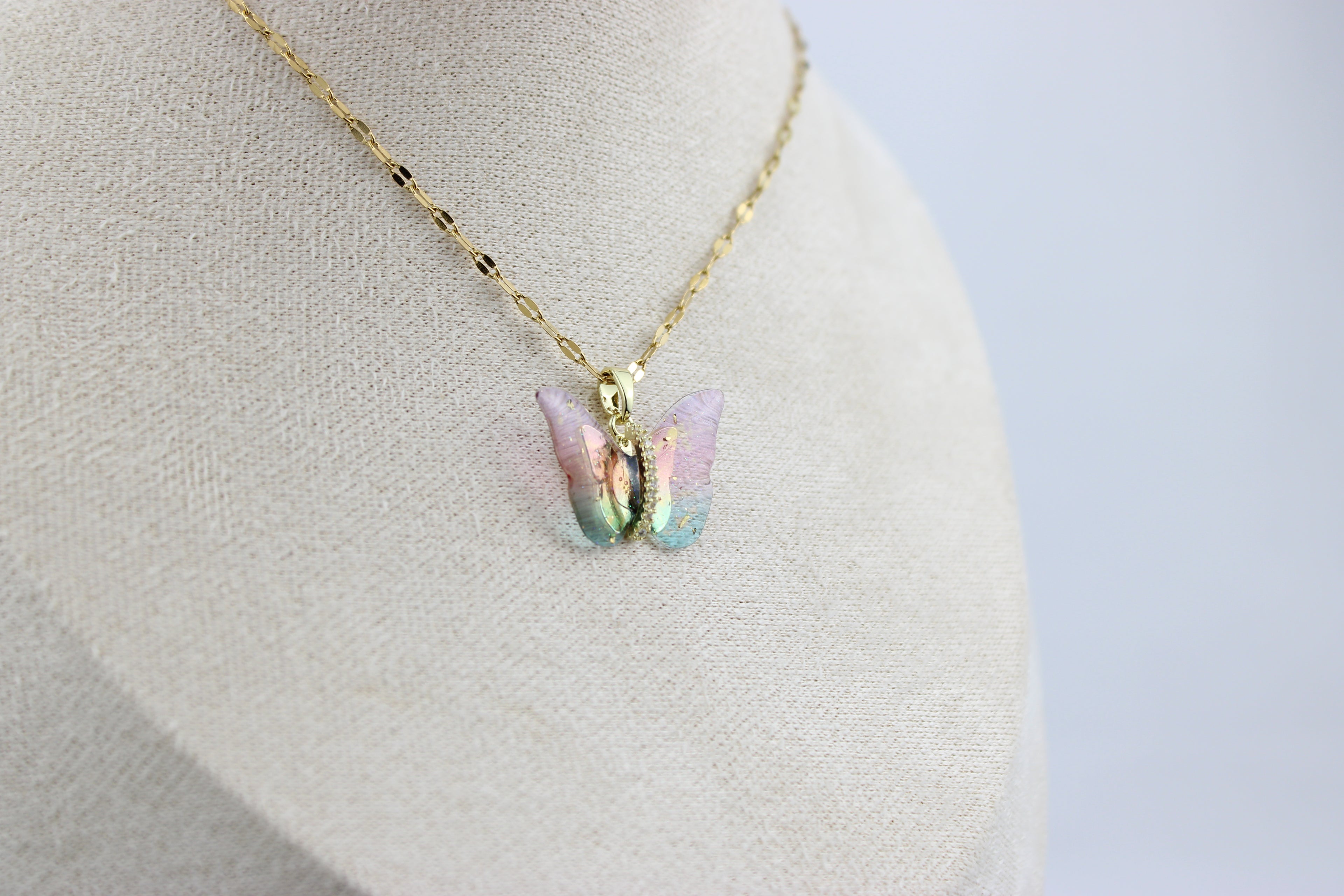 Aurora Butterfly Necklace