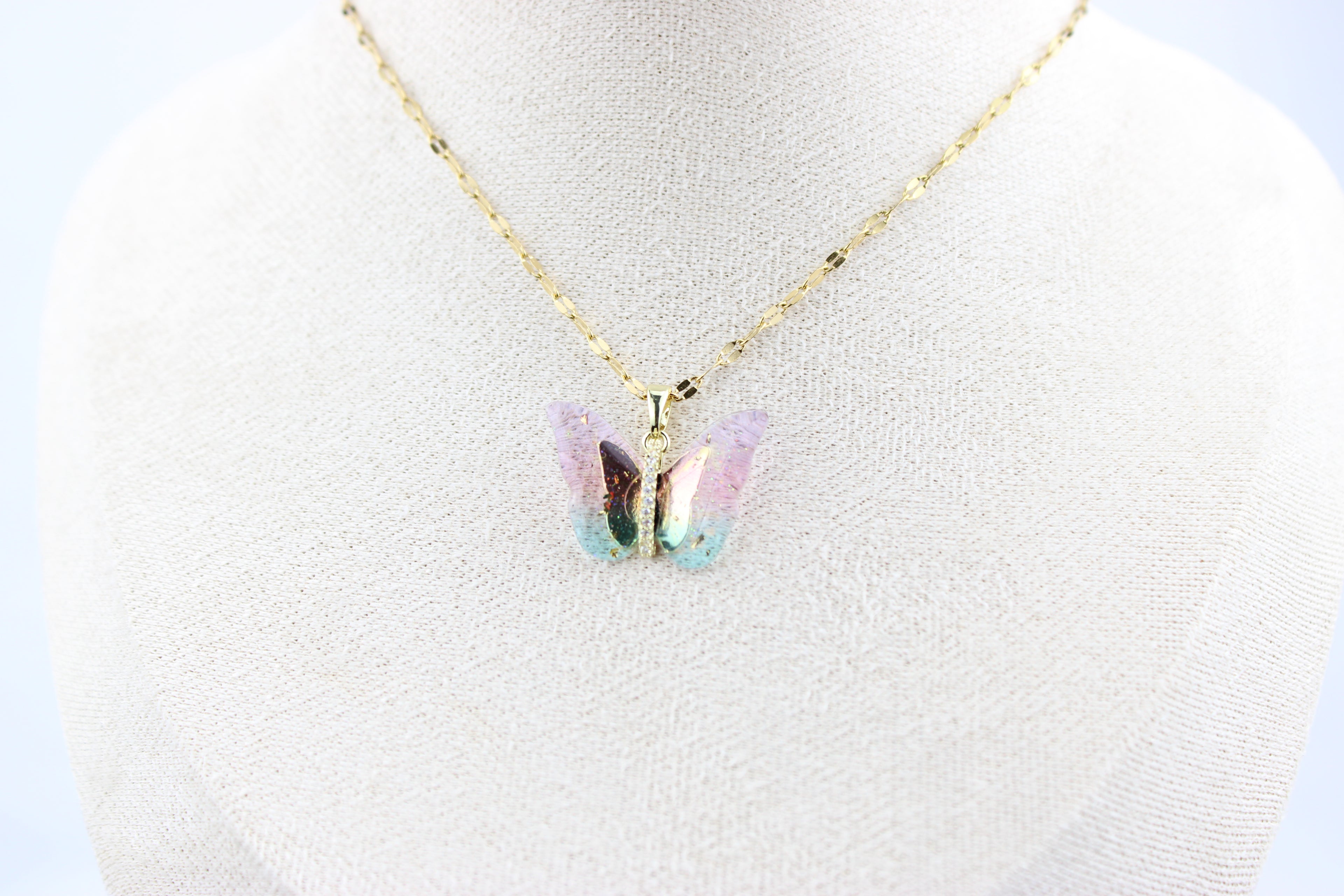 Aurora Butterfly Necklace