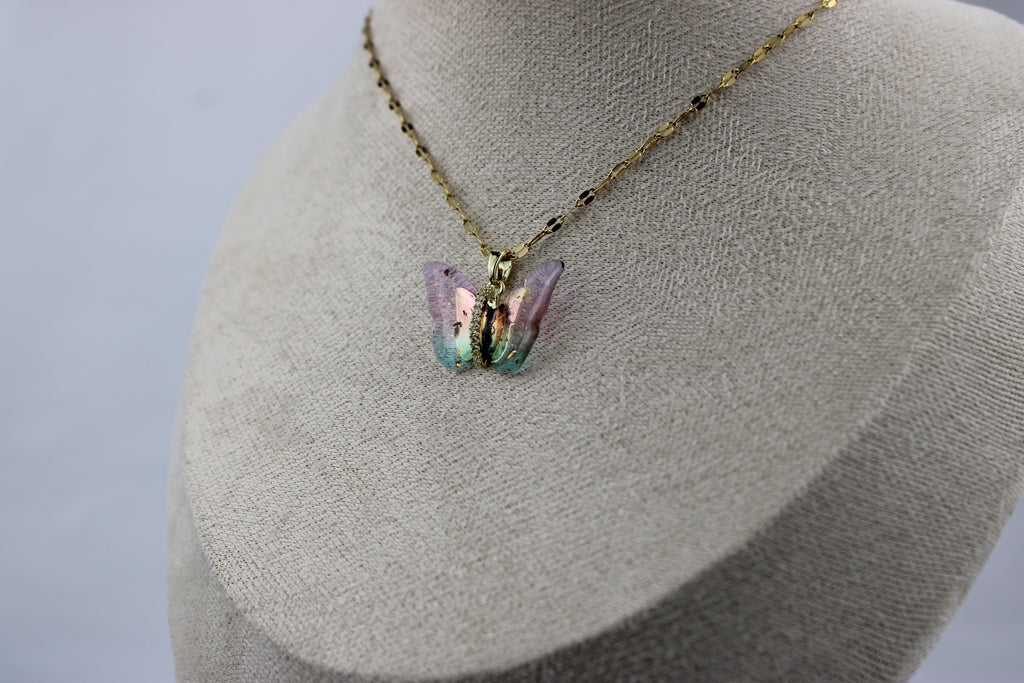 Aurora Butterfly Necklace