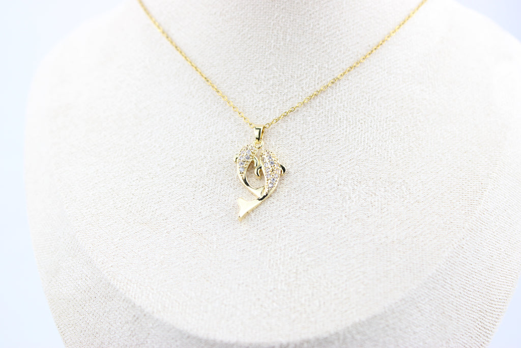 Eternal Love Dolphin Necklace