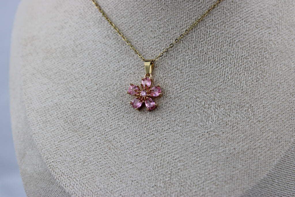 Rosy Bloom Necklace