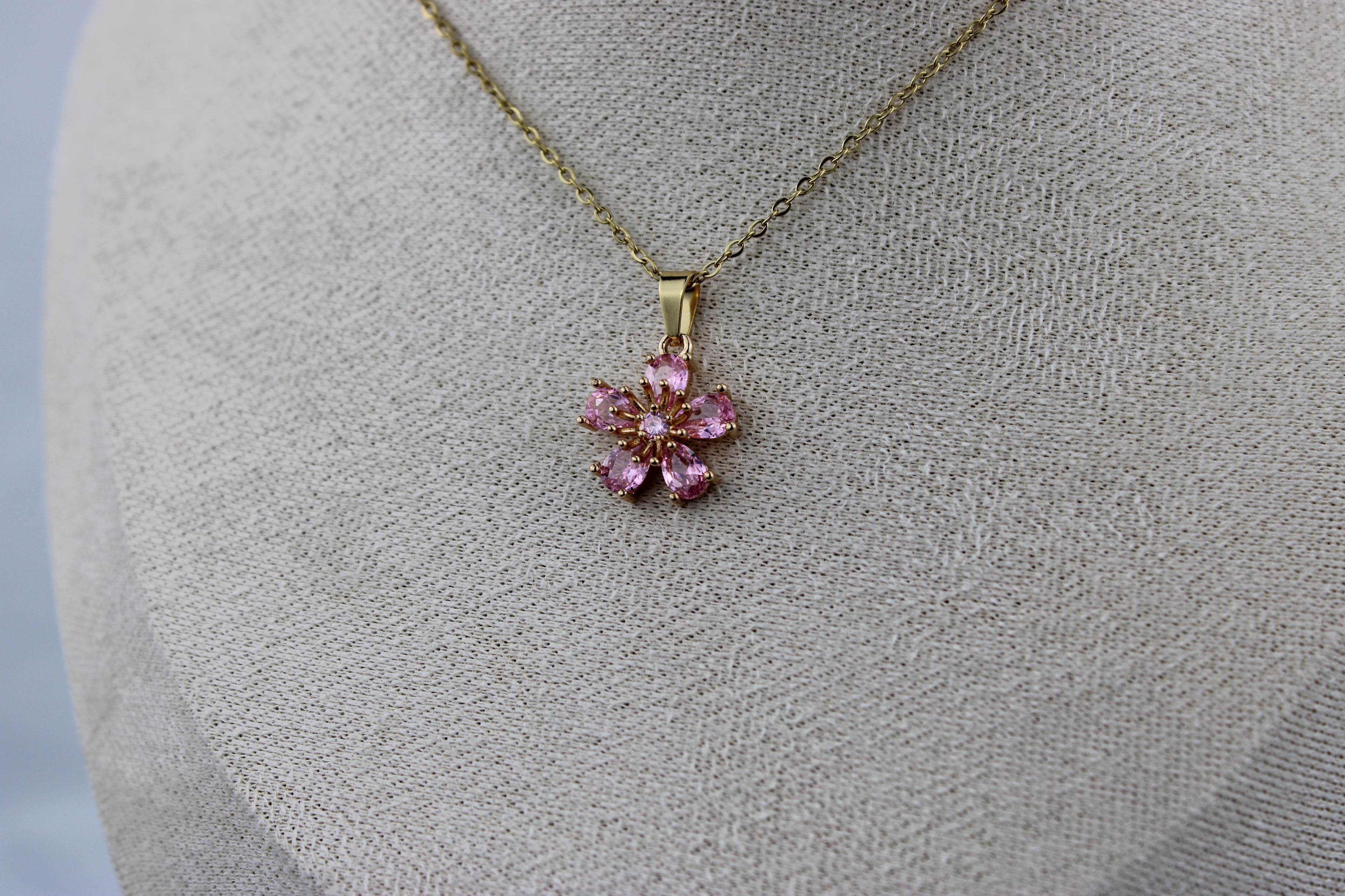 Rosy Bloom Necklace