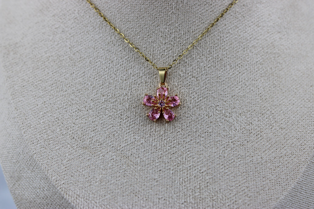 Rosy Bloom Necklace