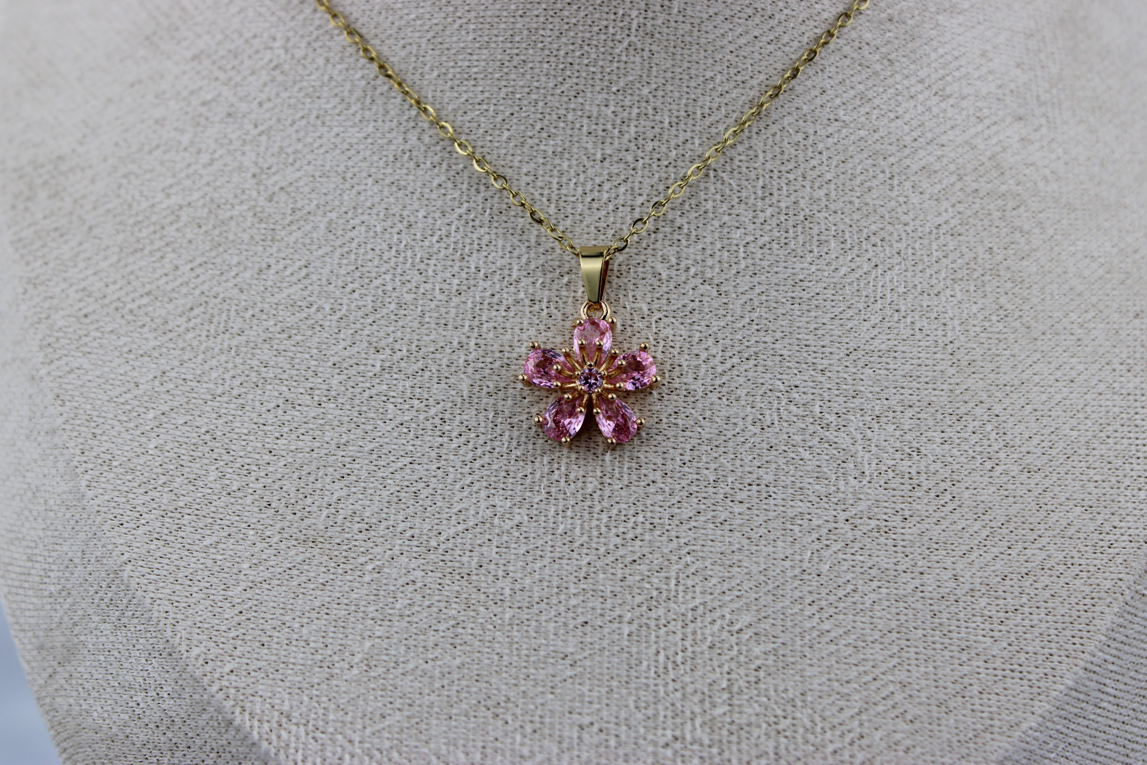 Rosy Bloom Necklace