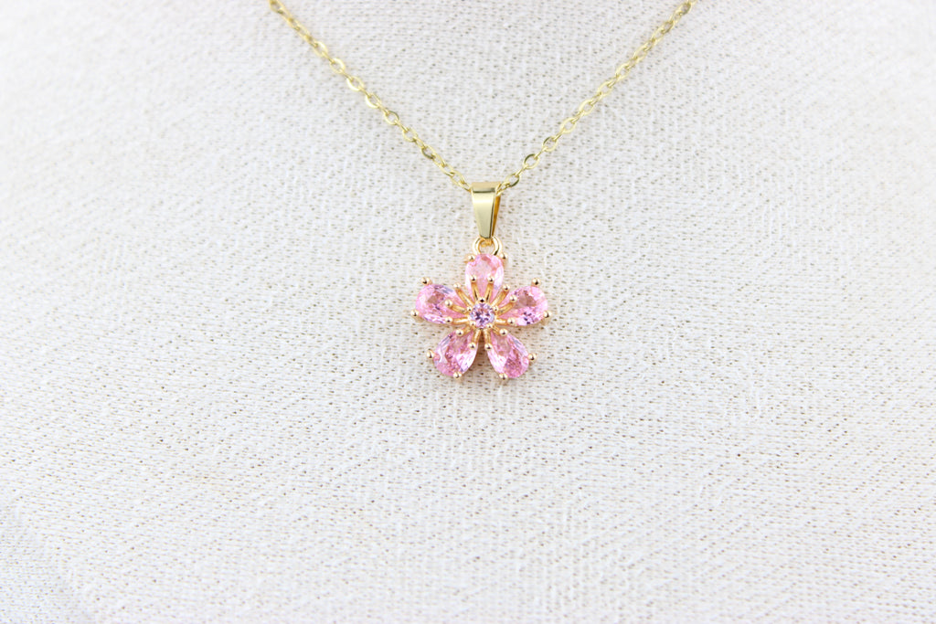 Rosy Bloom Necklace