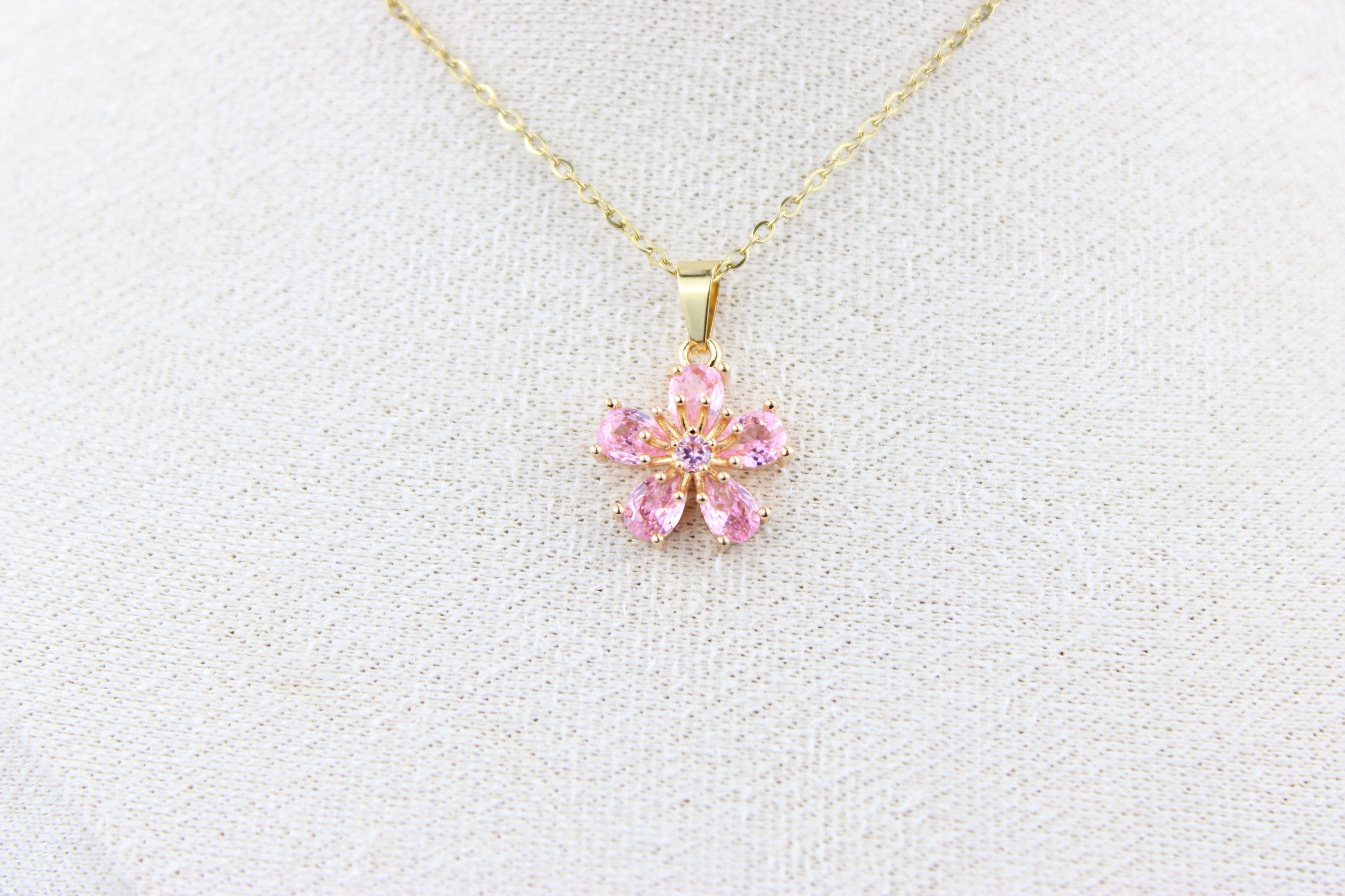 Rosy Bloom Necklace