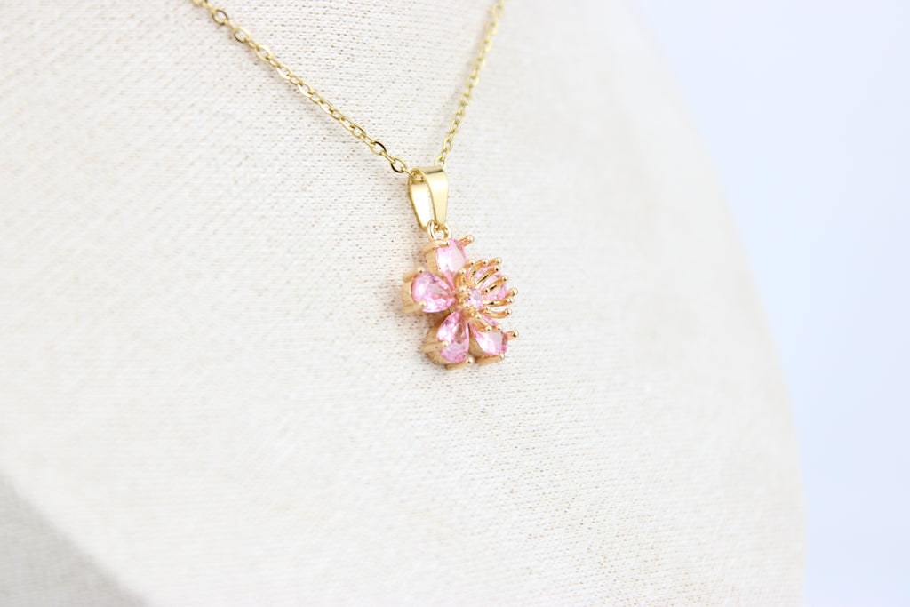 Rosy Bloom Necklace