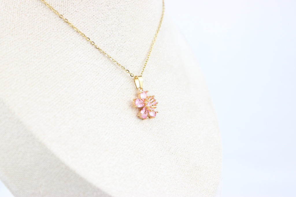 Rosy Bloom Necklace