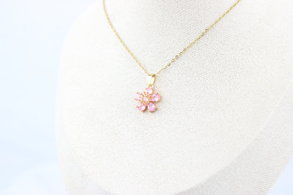 Rosy Bloom Necklace