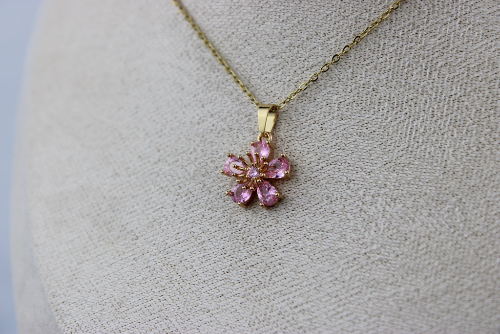 Rosy Bloom Necklace