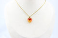 Sunset Heart Necklace