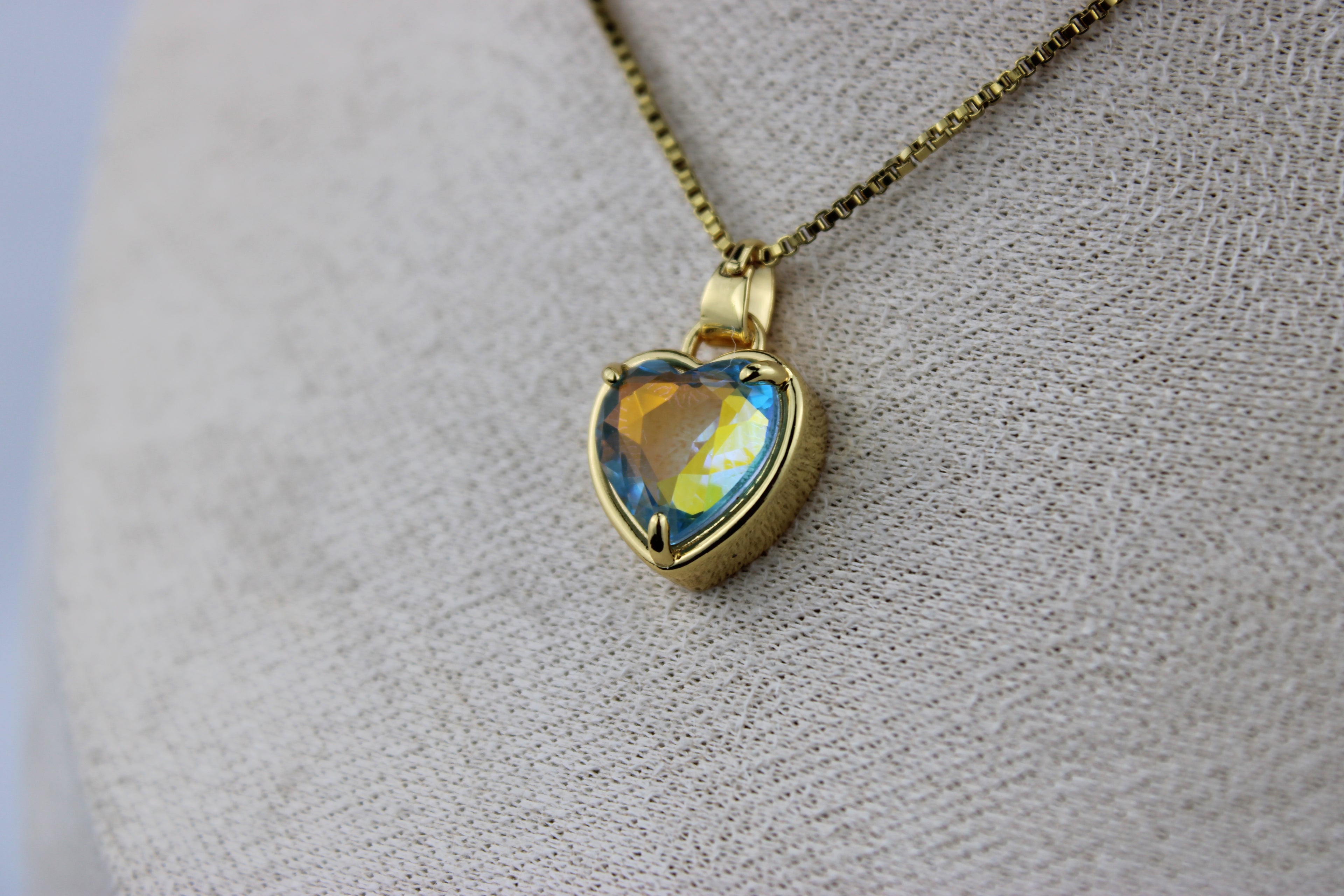 Aurora Heart Necklace