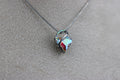 Aurora Heart Crystal Necklace