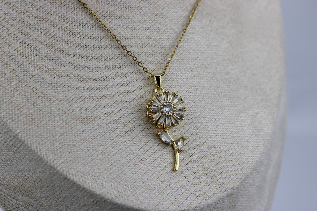 Golden Bloom Radiance Necklace