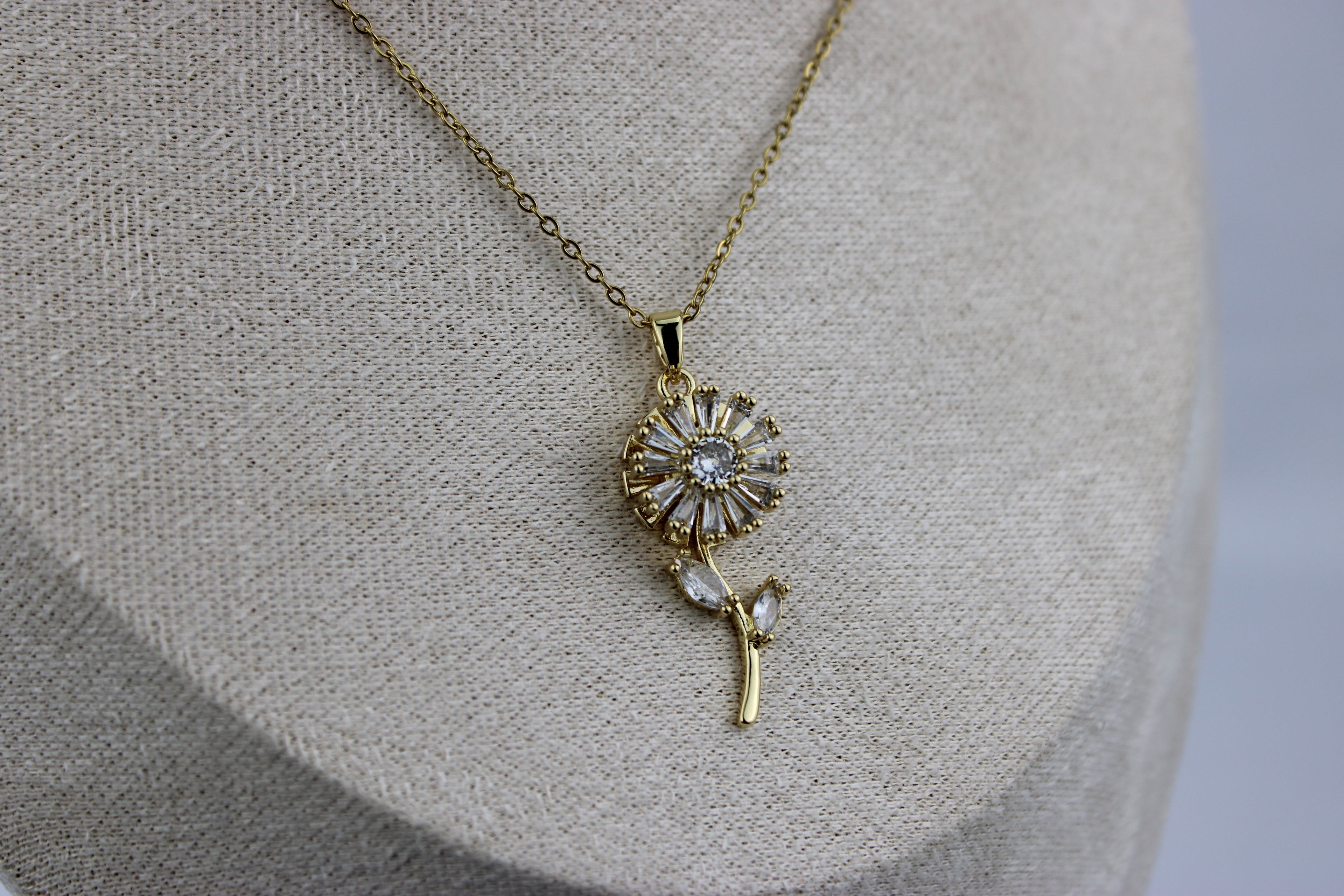 Golden Bloom Radiance Necklace